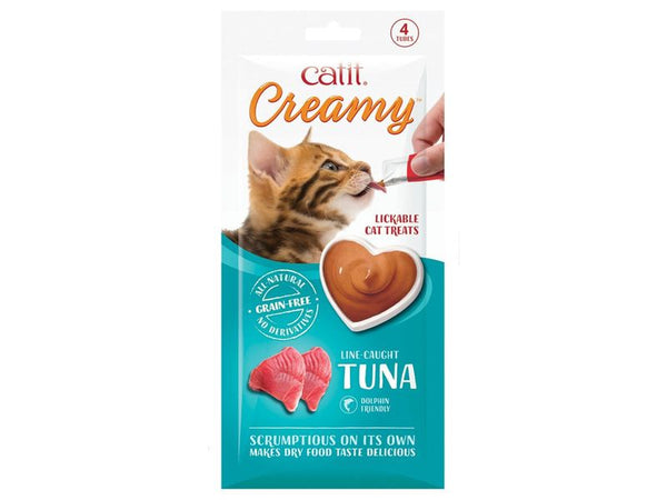 Catit Creamy Lickable Cat Treat - Tuna 4PK